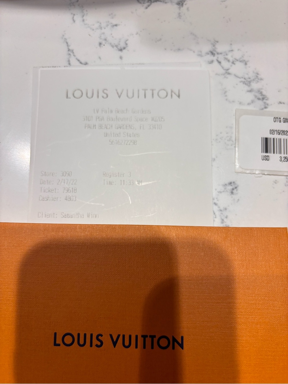 Louis Vuitton Brown Monogram Tote Shoulder Bag - Picture 9 of 9